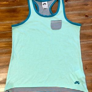 Nike Girls XL Teal Racerback Tank Top